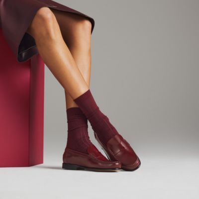 Red - Loafers - Women's Shoes | Hermès USA